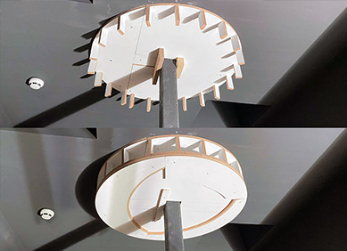 Ronde maatwerk plafondconstructie